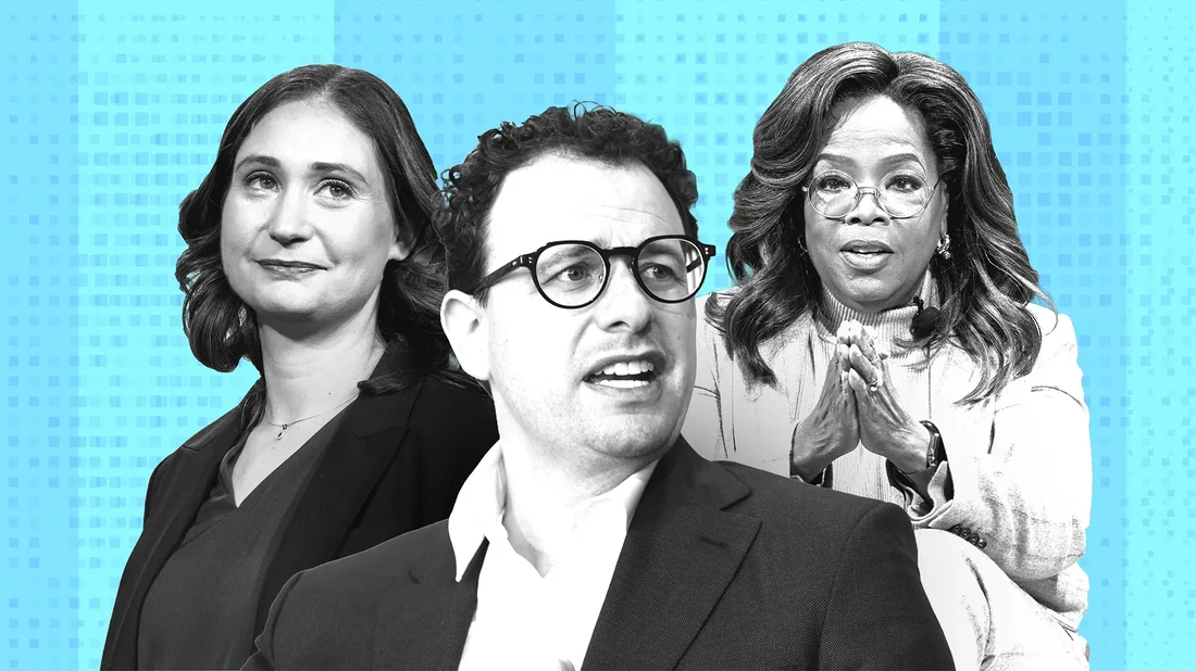 The Oprah Podcast에 출연한 다니엘라·다리오 아모데이와 오프라 윈프리
